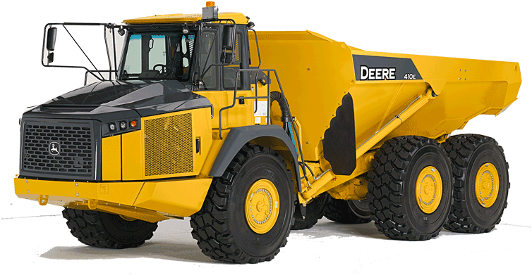 410e Articulated Dump Trucks - John Deere 410e (1366x768), Png Download