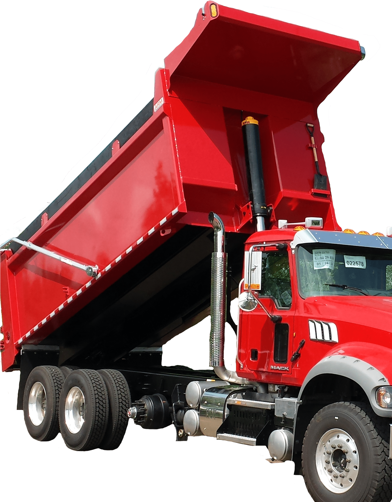 Dump Trucks - Trailer Truck (1608x2100), Png Download