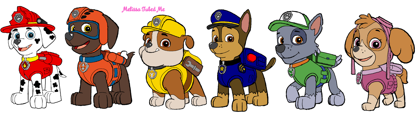 Png Royalty Free Library Badges Characters - Paw Patrol Punto Croce (1600x437), Png Download