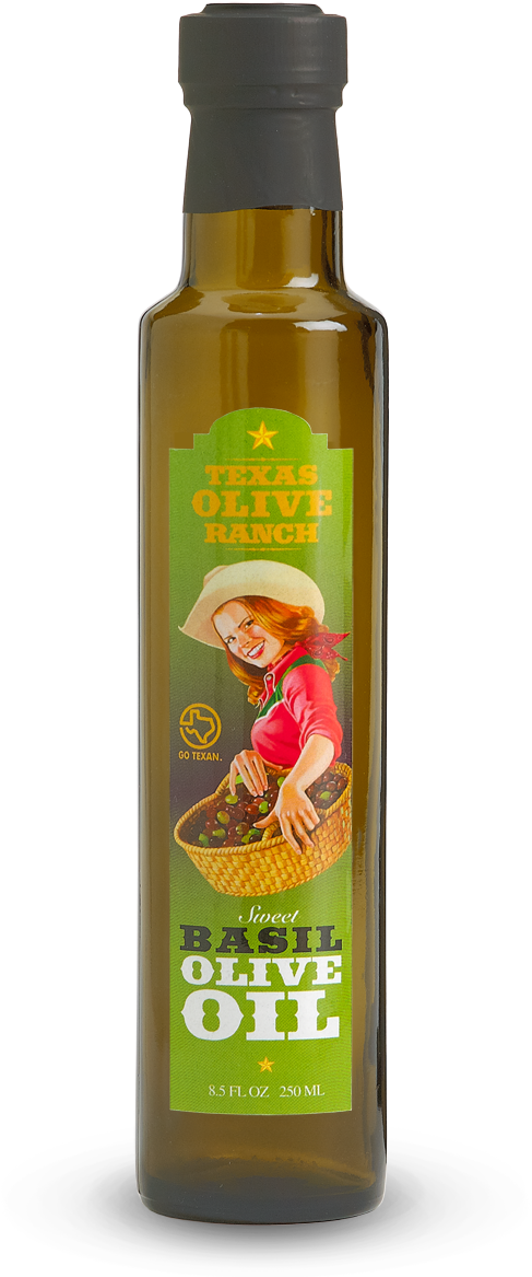 Sweet Basil Olive Oil 250ml - Olive Oil (573x1200), Png Download