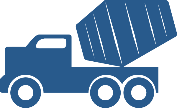 How To Set Use Blue Dump Truck Svg Vector (600x366), Png Download
