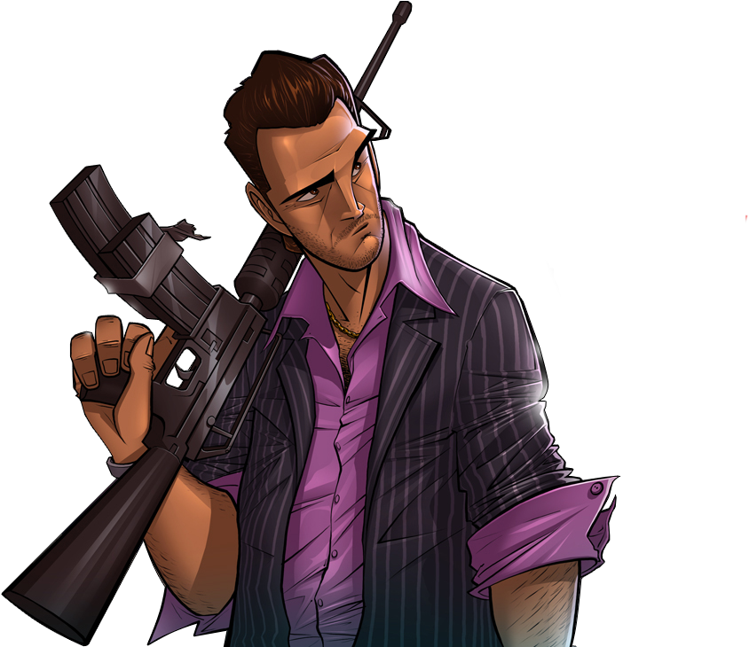 Gta Vice City 4k (1084x729), Png Download