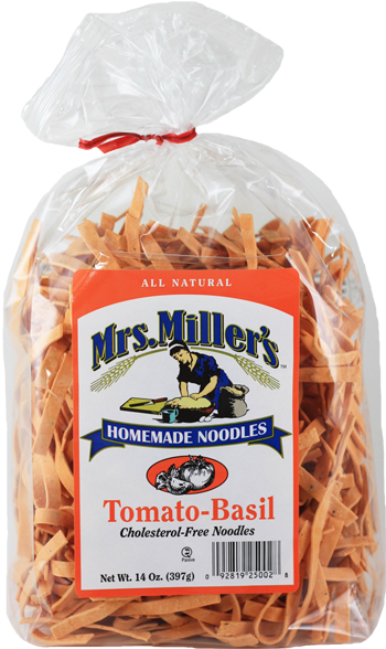 Tomato-basil Noodles (600x600), Png Download