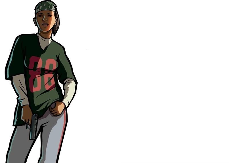 Share This Image - Gta San Andreas Denise Robinson (800x571), Png Download
