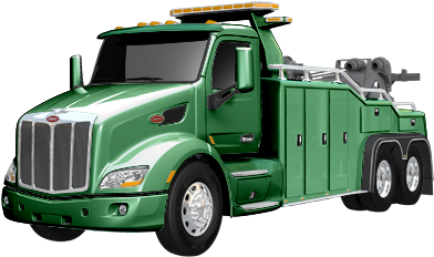 Peterbilt Wrecker Green - Peterbilt (470x300), Png Download