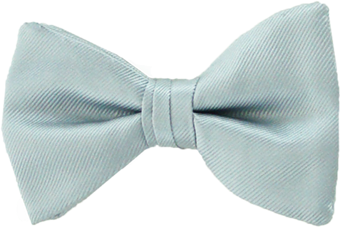 Picture Of Simply Solid Light Silver Bow Tie - Bernard's Formalwear (550x549), Png Download