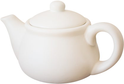 Tea Pot Png Image - Puff Redondo Com Encosto Central (500x356), Png Download