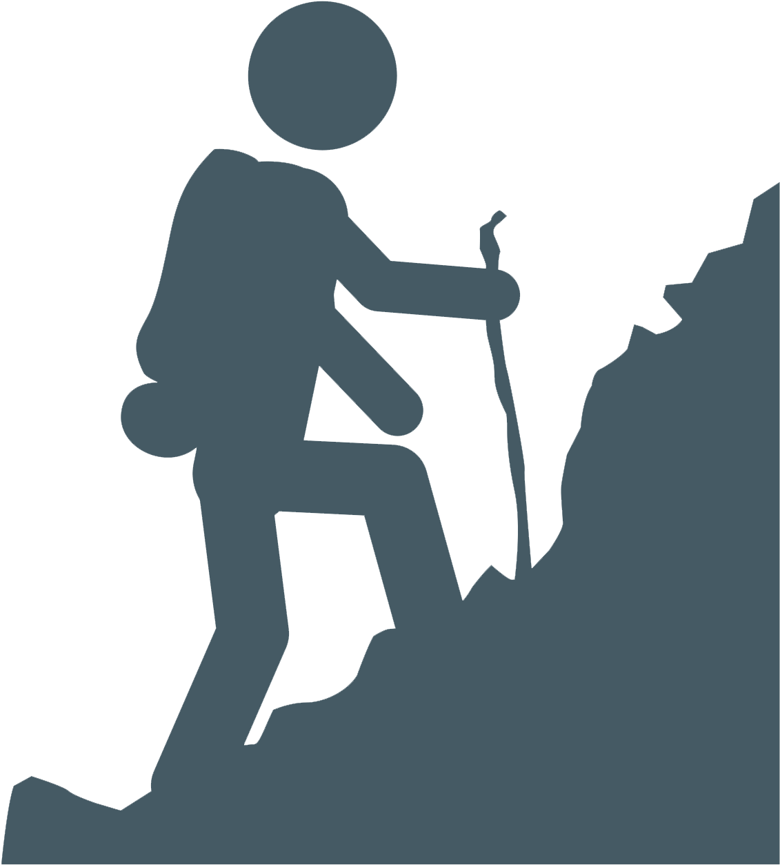 Saryangdo Ridge Hike - Senderismo Dibujo (1563x1563), Png Download