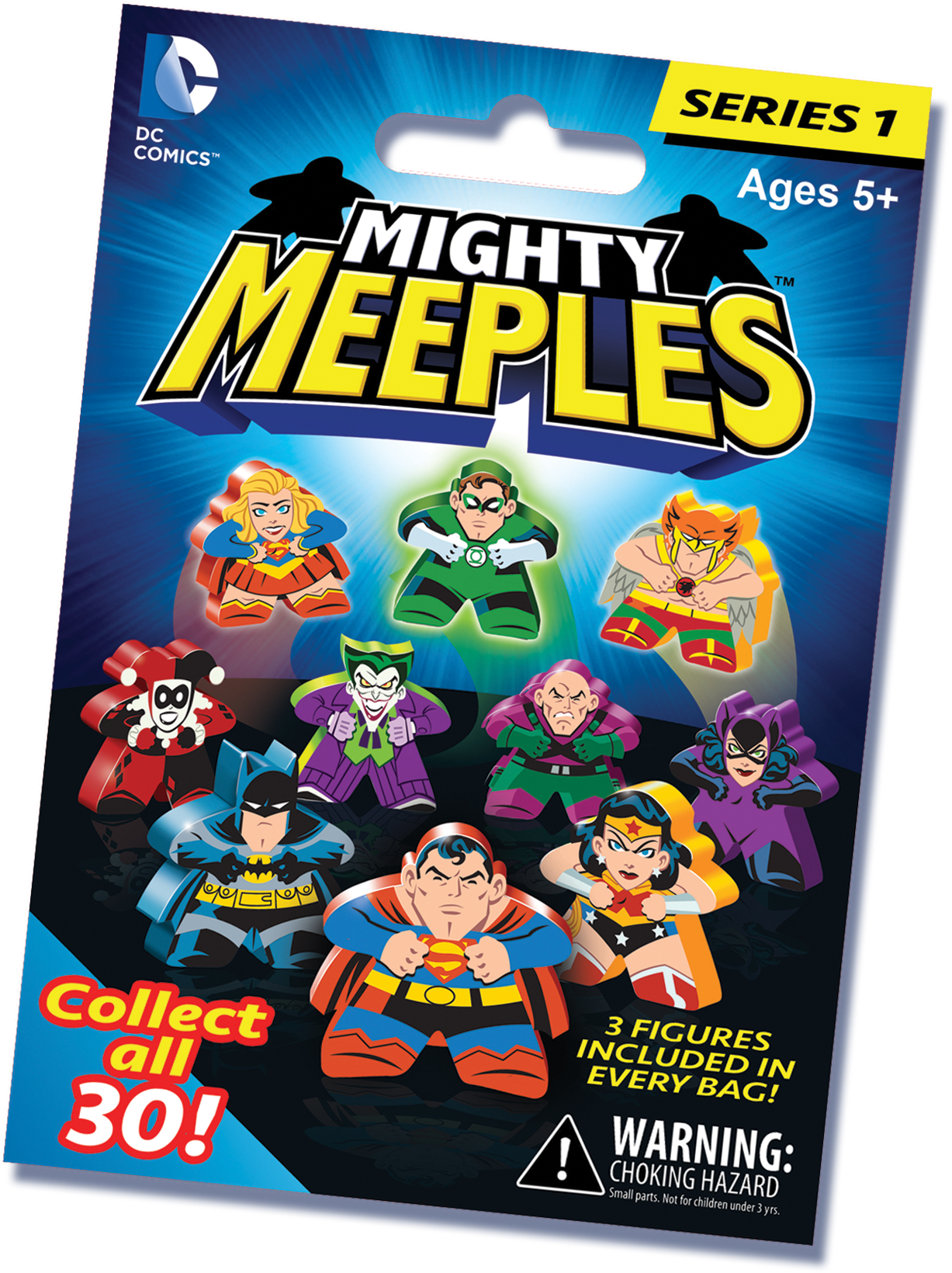 Dc Series - Mighty Meeples Series 2 (1371x1838), Png Download