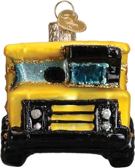 Old World Christmas Toy Dump Truck Glass Blown Ornament (950x950), Png Download