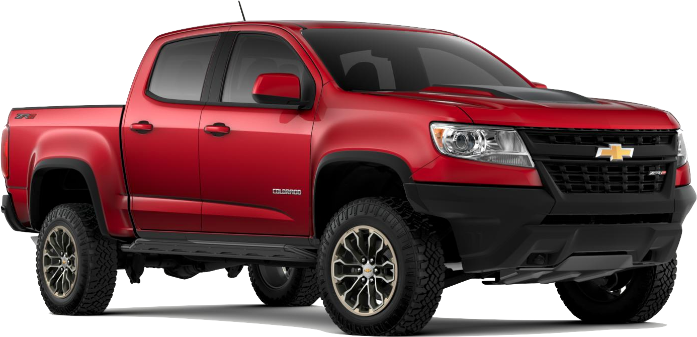 A Red 2018 Chevy Colorado Zr2 - 2018 Chevy Colorado Black (1425x801), Png Download