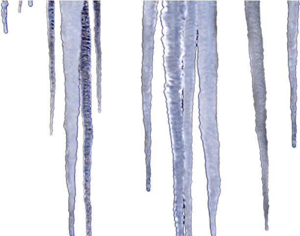 Icicle Clipart Png Transparent - Portable Network Graphics (640x480), Png Download