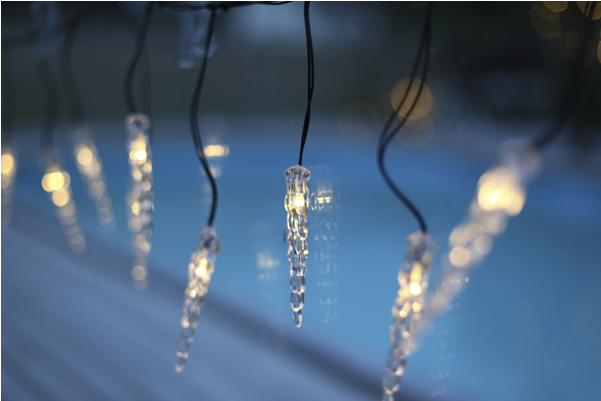 Icicle Lights Extra System Decor - Lichtervorhang Tadpole Décor Icicle House Additions (600x600), Png Download