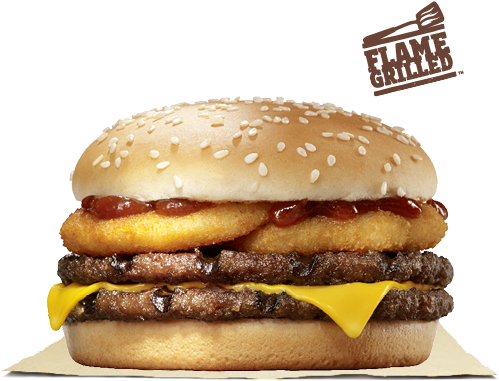Burger King Rodeo Bbq (500x540), Png Download