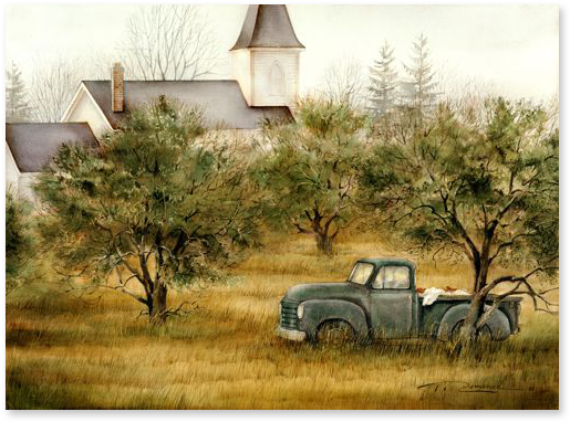 "dew On The Orchard" - Breakfast (550x417), Png Download