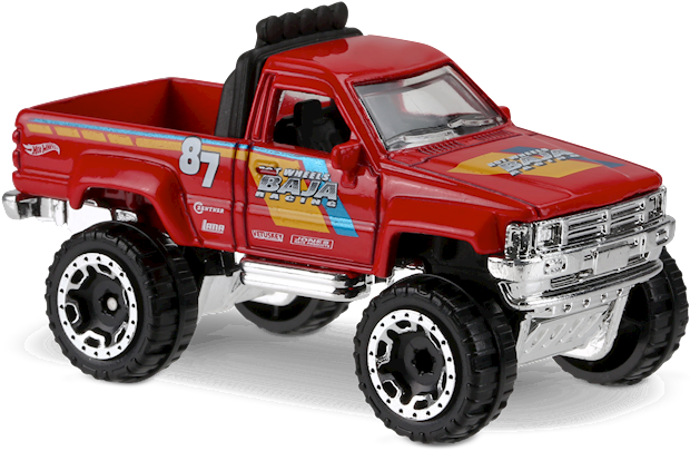 1987 Toyota Pickup Truck 2017 - Hotwheels 1/64 Toyota Pickup Truck Dtx74 82/ H1857460 (892x407), Png Download