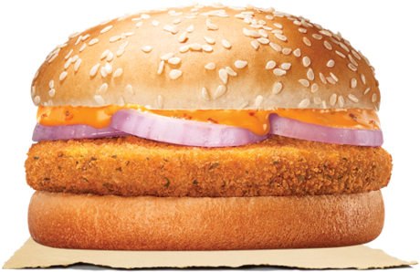 Product Image - Chicken Crispy Supreme Burger King (462x499), Png Download