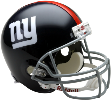 New York Giants Throwback 1961 To 1974 Full Size Deluxe - Riddell College Full Size Replica Usc Helmet (475x429), Png Download