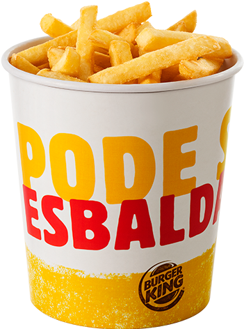 Balde De Batata Bk (500x540), Png Download