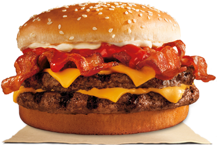 Burger King Has A New Burger With Eight Slices Of Bacon - Bacon King Burger King Uk (440x318), Png Download