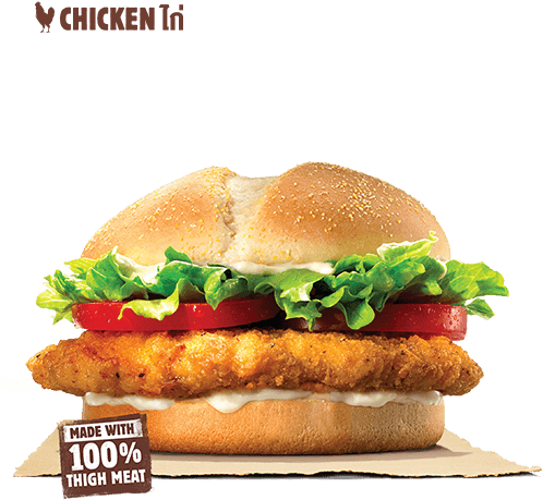 Burger King® Thailand - Tendercrisp (500x540), Png Download