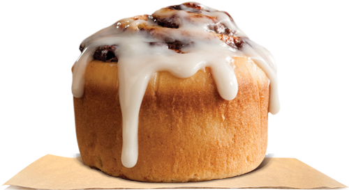 A Sweet Cinnamon Treat - Cinnamon Rolls From Burger King (500x540), Png Download