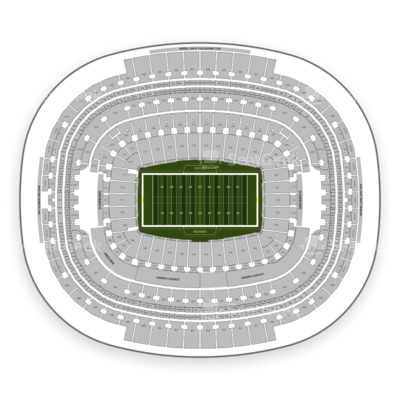 Fedex Field Seating Chart Washington Redskins - U.s. Bank Stadium (400x400), Png Download