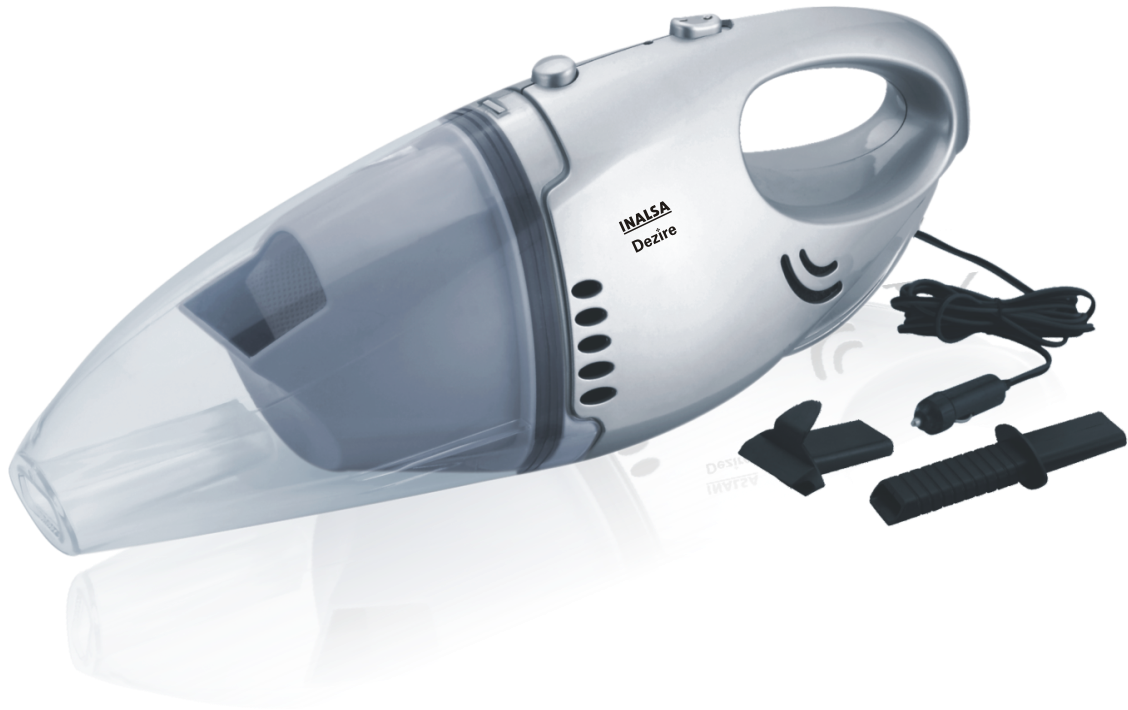 Vacuum Cleaner Desire - Inalsa Dezire Vacuum Cleaner (silver) (1155x1200), Png Download