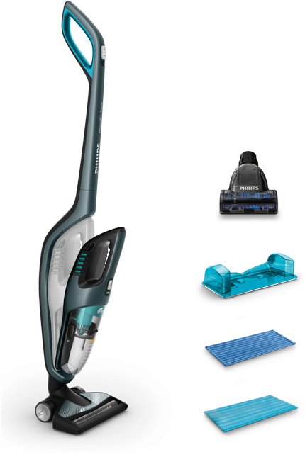 Always At Hand To Quickly Clean Daily Mess - Philips Powerpro Aqua (450x650), Png Download