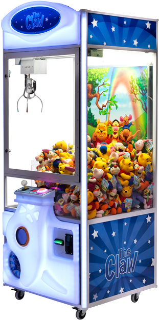 The Claw Machine Is Both An Arcade Grabber Game And - Arcade Grabber Machine (326x648), Png Download