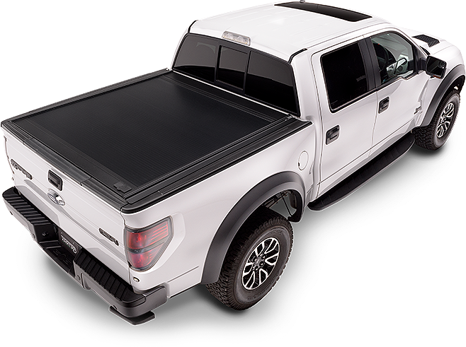 Compare Truck Bed Covers Retrax Cover - Retractable Truck Bed Covers (658x491), Png Download