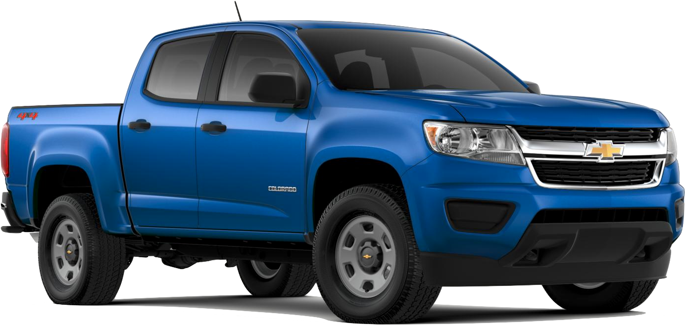 A Blue Chevy Colorado Wt - 2018 Chevy Colorado Z71 (1458x819), Png Download
