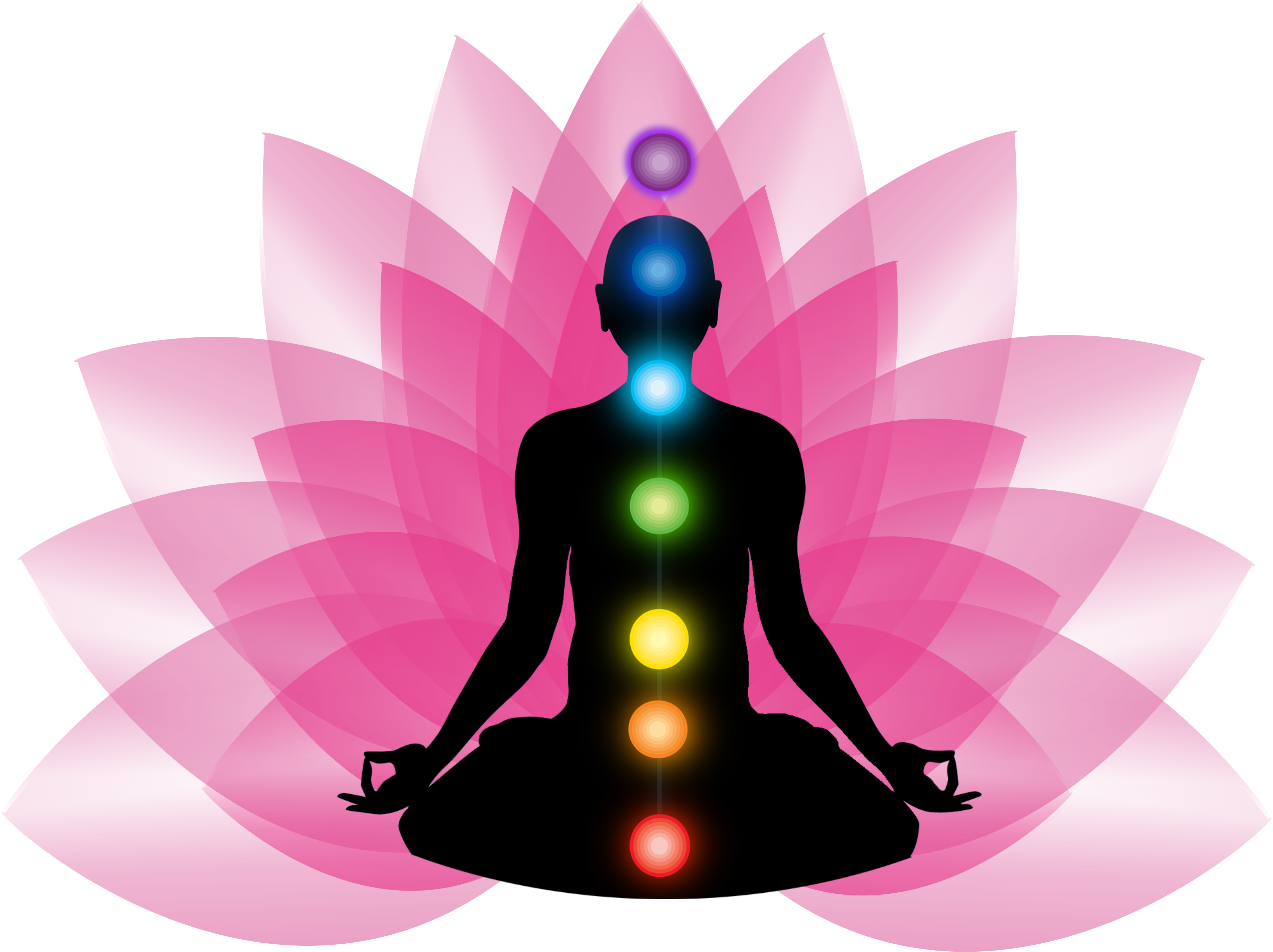 Meditation Png Clipart - Colour Therapy (3666x2743), Png Download