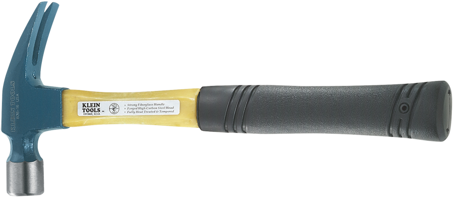 80816 - Klein Tools - Straight-claw Hammer - Heavy-duty (1000x1000), Png Download