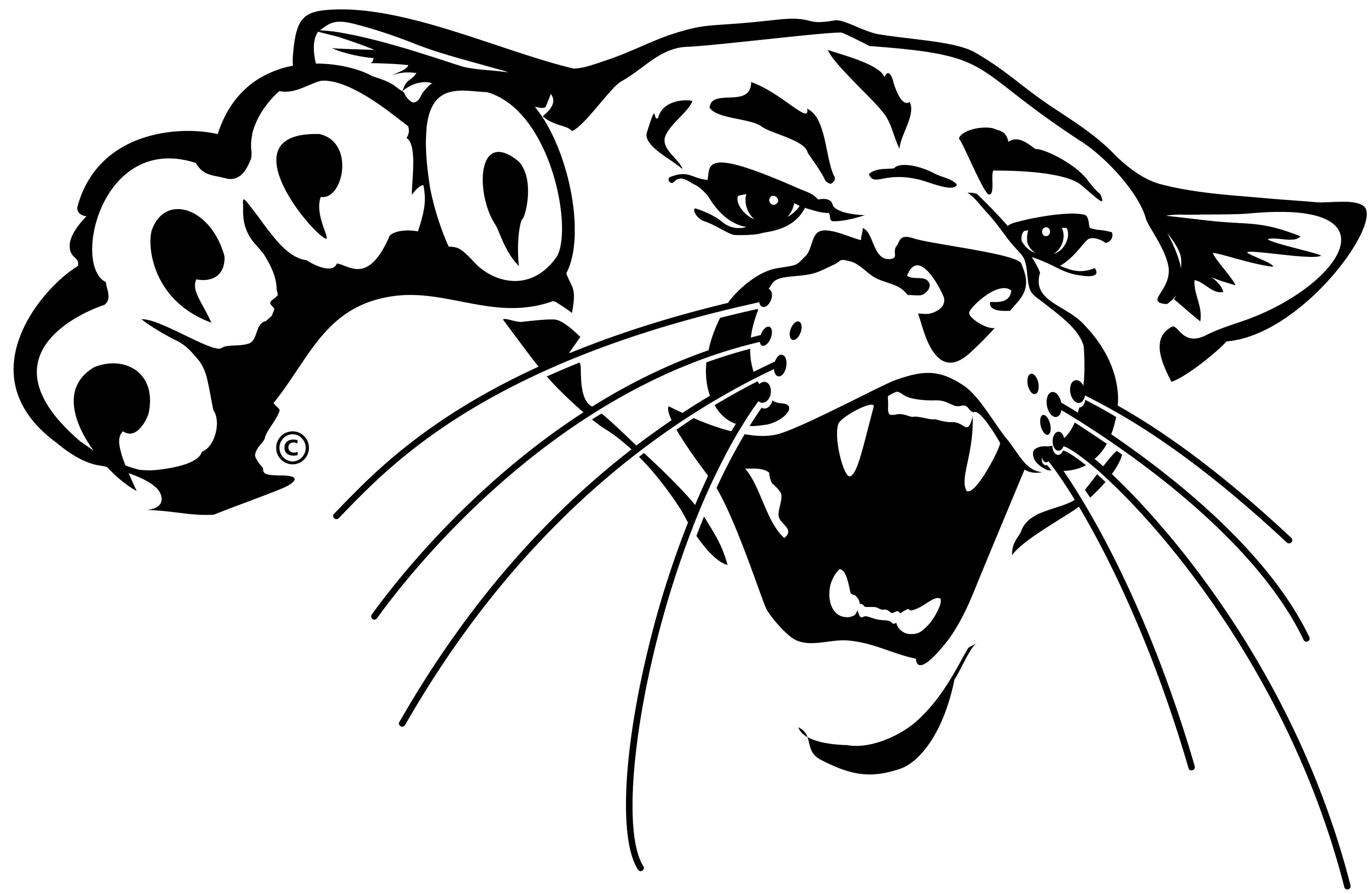 Claw Clipart Cougar - Barton Community Colelge (4000x2607), Png Download