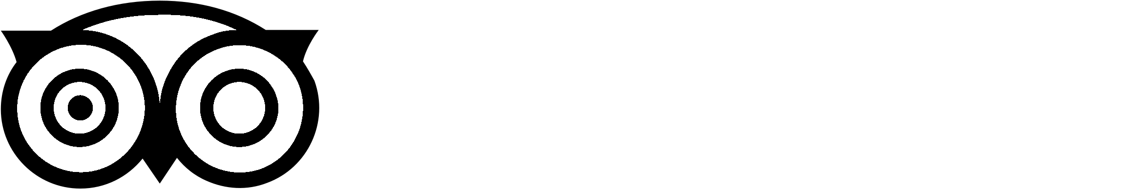 Tripadvisor Logo Black And White - Trip Advisor (2400x748), Png Download