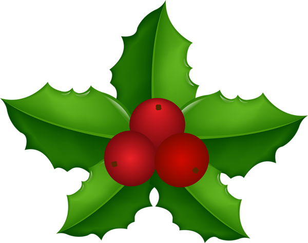 Christmas Hollyberry (600x473), Png Download