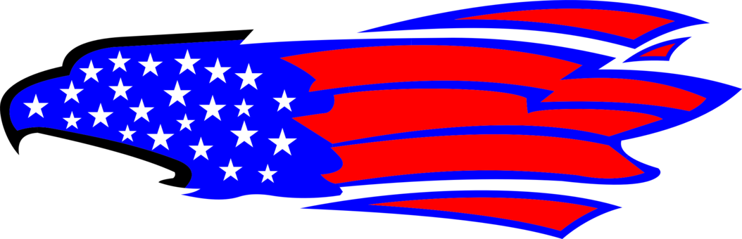 T-shirt United States Bald Eagle American Eagle Outfitters - Zazzle Eagle Flag Trucker Hat (1054x340), Png Download