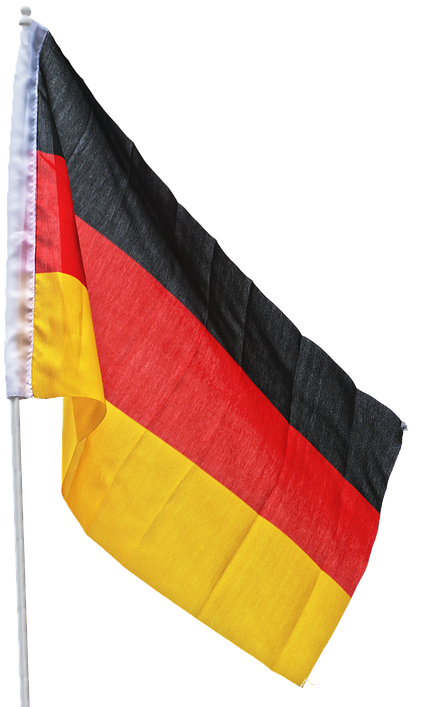 Flag, Germany, Black Red Gold, Germany Flag - Flag Of Germany (433x720), Png Download