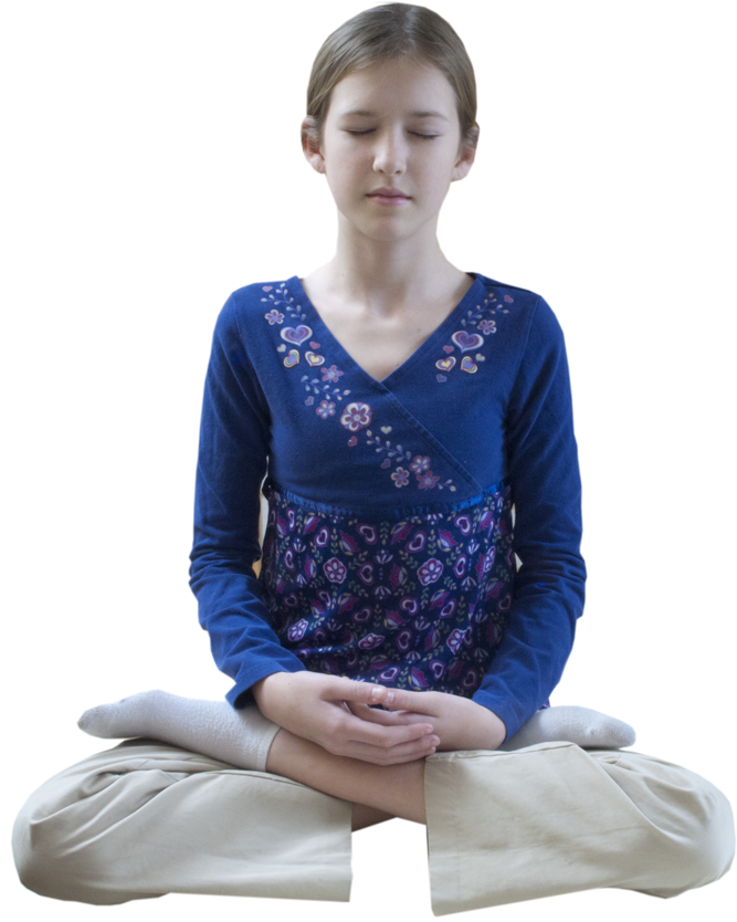 Class Led By Chandrika - Meditation (679x842), Png Download