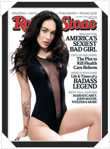 #400 - Megan Fox Rolling Stone Cover (500x500), Png Download