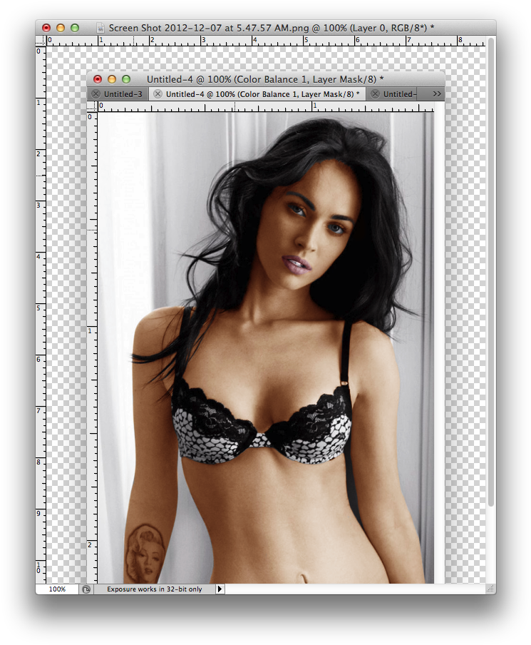 *tutorial - Megan Fox Armani (760x919), Png Download