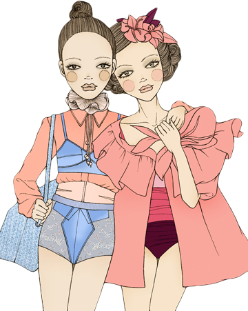 Lea Michele , Megan Fox - Drawing (360x451), Png Download