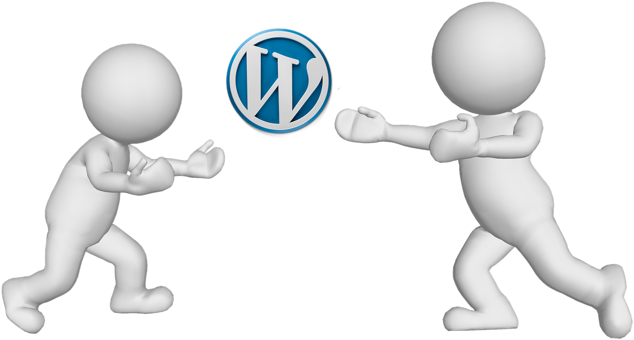 Wordpress Logo Playing Figures - Online Business Wikipedia (1280x1280), Png Download