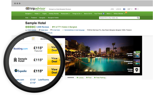 Tripadvisor Instant Booking - Web Page (720x408), Png Download