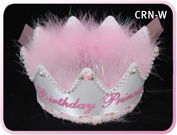Girls Pink Birthday Crown - Party Hat (600x480), Png Download