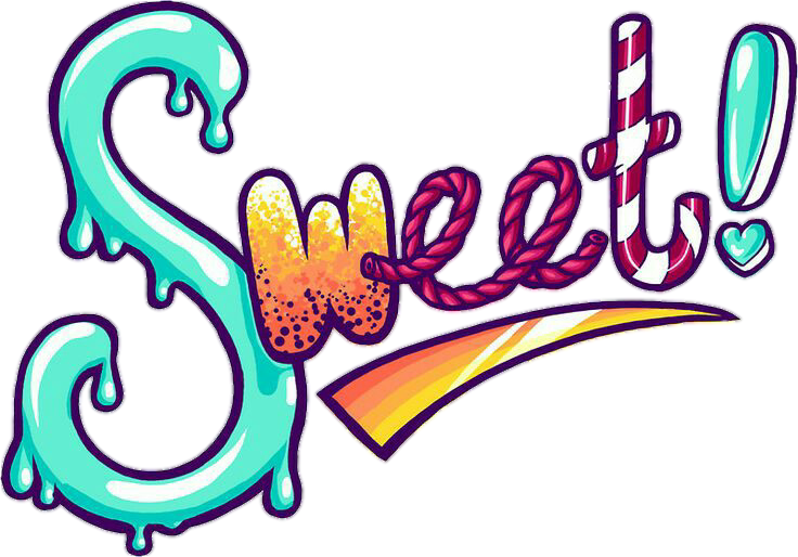 Png Library Library Sweet Candy Tumblr Words Colorful - Sticker (736x514), Png Download