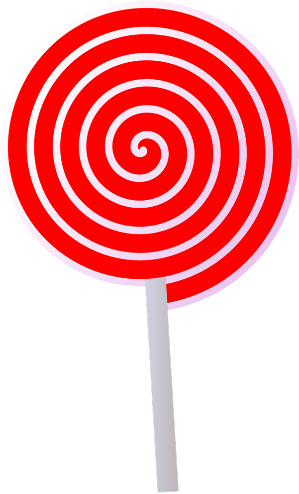 Png Lollipop Clipart - Red Lollipop Clipart (600x1008), Png Download
