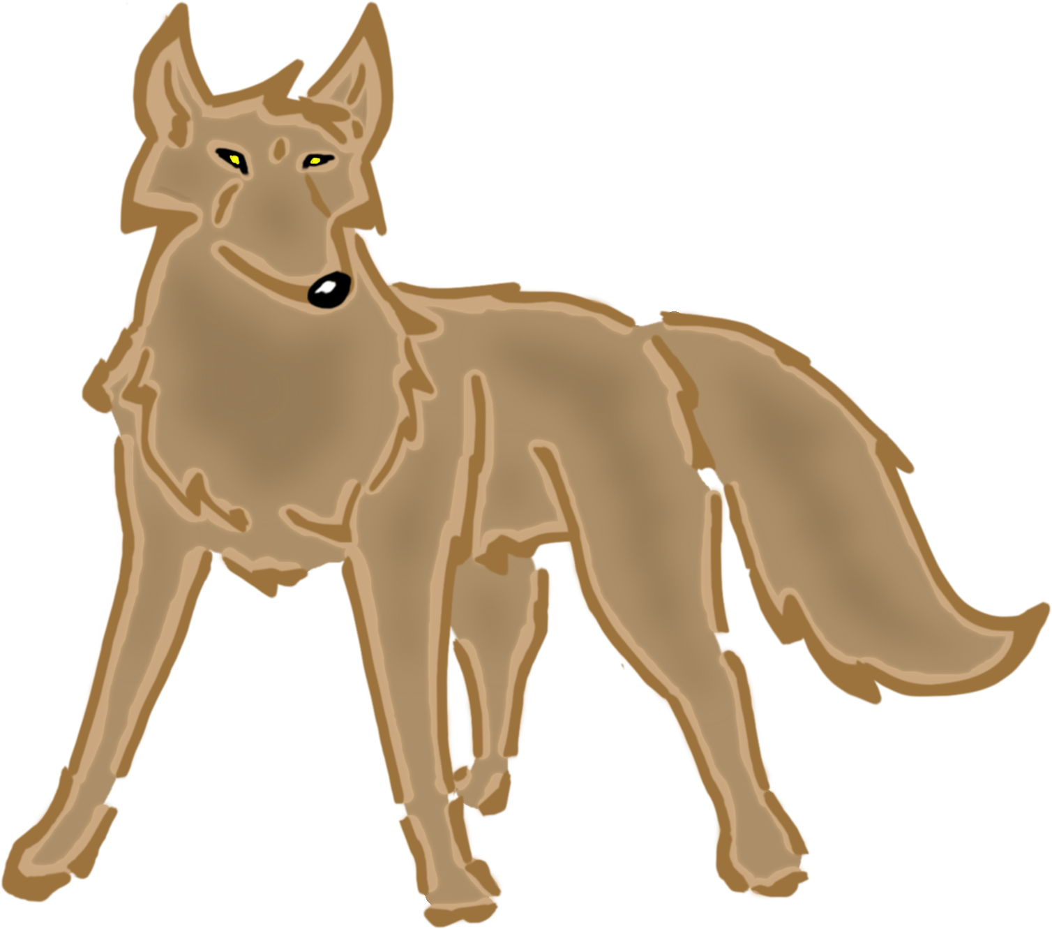 Wolf Clipart Real - She Wolf Clipart Transparent (1508x1331), Png Download