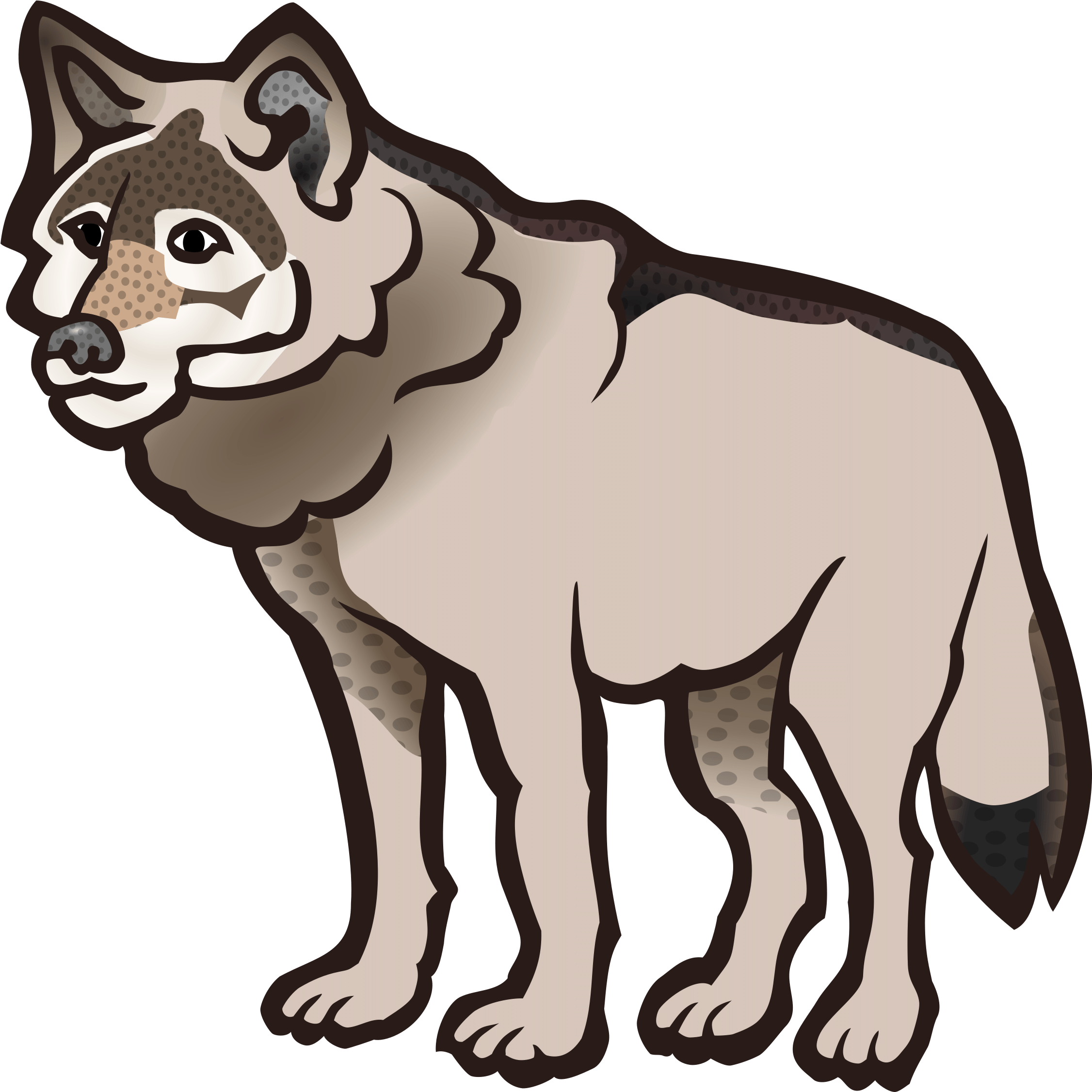 Download Howling Coyote Clipart At Getdrawings - Wolf Clipart Png PNG Image  with No Background - PNGkey.com, image size:2252x2251